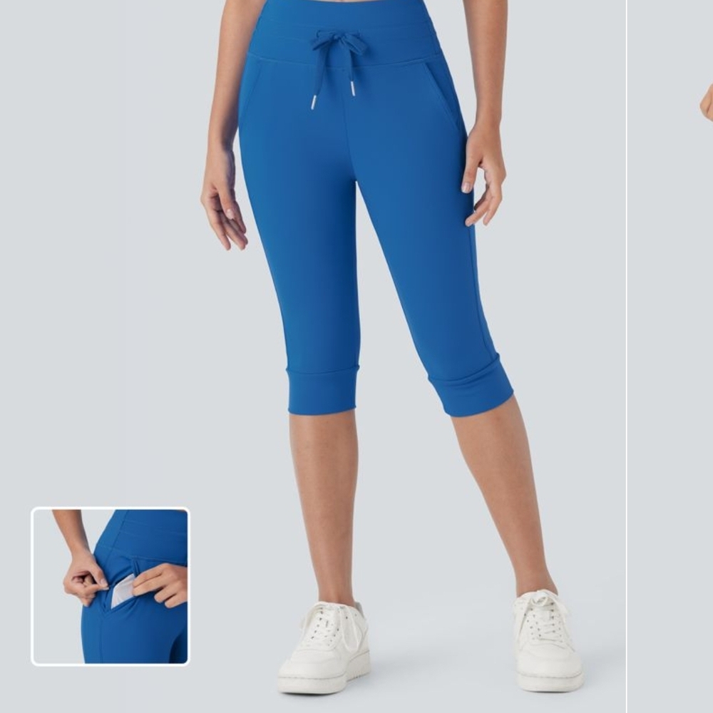HALARA Blue Capri Leggings